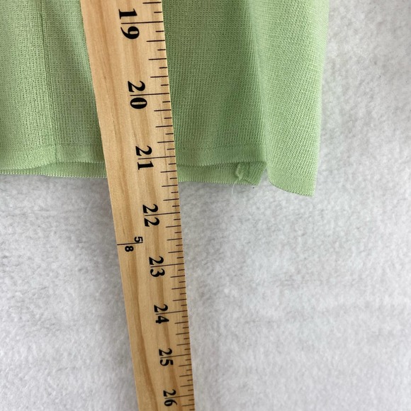 Exclusively‎ Misook Green Button Front Jacket Sz Medium - Picture 4 of 6